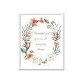 Picture of Beautiful Girl Wreath _GroupedProduct_Rectangle_Portrait_Mini_ _GroupedProduct_Rectangle_Portrait_Framed_Matted_