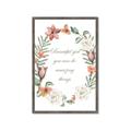Picture of Beautiful Girl Wreath _GroupedProduct_Rectangle_Portrait_Mini_ _GroupedProduct_Rectangle_Portrait_Framed_Matted_