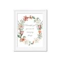 Picture of Beautiful Girl Wreath _GroupedProduct_Rectangle_Portrait_Mini_ _GroupedProduct_Rectangle_Portrait_Framed_Matted_