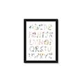 Picture of Botanical alphabet _GroupedProduct_Rectangle_Portrait_Mini_ _GroupedProduct_Rectangle_Portrait_Framed_Matted_