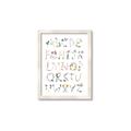 Picture of Botanical alphabet _GroupedProduct_Rectangle_Portrait_Mini_ _GroupedProduct_Rectangle_Portrait_Framed_Matted_