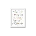 Picture of Botanical alphabet _GroupedProduct_Rectangle_Portrait_Mini_ _GroupedProduct_Rectangle_Portrait_Framed_Matted_