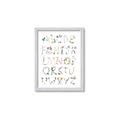 Picture of Botanical alphabet _GroupedProduct_Rectangle_Portrait_Mini_ _GroupedProduct_Rectangle_Portrait_Framed_Matted_