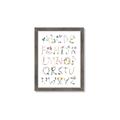 Picture of Botanical alphabet _GroupedProduct_Rectangle_Portrait_Mini_ _GroupedProduct_Rectangle_Portrait_Framed_Matted_