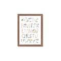 Picture of Botanical alphabet _GroupedProduct_Rectangle_Portrait_Mini_ _GroupedProduct_Rectangle_Portrait_Framed_Matted_
