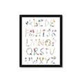 Picture of Botanical alphabet _GroupedProduct_Rectangle_Portrait_Mini_ _GroupedProduct_Rectangle_Portrait_Framed_Matted_