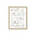 Picture of Botanical alphabet _GroupedProduct_Rectangle_Portrait_Mini_ _GroupedProduct_Rectangle_Portrait_Framed_Matted_