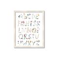 Picture of Botanical alphabet _GroupedProduct_Rectangle_Portrait_Mini_ _GroupedProduct_Rectangle_Portrait_Framed_Matted_