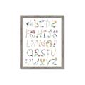 Picture of Botanical alphabet _GroupedProduct_Rectangle_Portrait_Mini_ _GroupedProduct_Rectangle_Portrait_Framed_Matted_