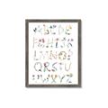Picture of Botanical alphabet _GroupedProduct_Rectangle_Portrait_Mini_ _GroupedProduct_Rectangle_Portrait_Framed_Matted_