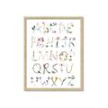 Picture of Botanical alphabet _GroupedProduct_Rectangle_Portrait_Mini_ _GroupedProduct_Rectangle_Portrait_Framed_Matted_