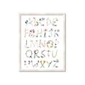 Picture of Botanical alphabet _GroupedProduct_Rectangle_Portrait_Mini_ _GroupedProduct_Rectangle_Portrait_Framed_Matted_
