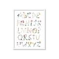 Picture of Botanical alphabet _GroupedProduct_Rectangle_Portrait_Mini_ _GroupedProduct_Rectangle_Portrait_Framed_Matted_