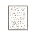 Picture of Botanical alphabet _GroupedProduct_Rectangle_Portrait_Mini_ _GroupedProduct_Rectangle_Portrait_Framed_Matted_