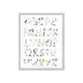 Picture of Botanical alphabet _GroupedProduct_Rectangle_Portrait_Mini_ _GroupedProduct_Rectangle_Portrait_Framed_Matted_