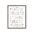 Picture of Botanical alphabet _GroupedProduct_Rectangle_Portrait_Mini_ _GroupedProduct_Rectangle_Portrait_Framed_Matted_