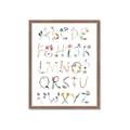 Picture of Botanical alphabet _GroupedProduct_Rectangle_Portrait_Mini_ _GroupedProduct_Rectangle_Portrait_Framed_Matted_