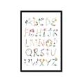 Picture of Botanical alphabet _GroupedProduct_Rectangle_Portrait_Mini_ _GroupedProduct_Rectangle_Portrait_Framed_Matted_