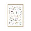 Picture of Botanical alphabet _GroupedProduct_Rectangle_Portrait_Mini_ _GroupedProduct_Rectangle_Portrait_Framed_Matted_