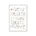 Picture of Botanical alphabet _GroupedProduct_Rectangle_Portrait_Mini_ _GroupedProduct_Rectangle_Portrait_Framed_Matted_