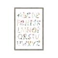 Picture of Botanical alphabet _GroupedProduct_Rectangle_Portrait_Mini_ _GroupedProduct_Rectangle_Portrait_Framed_Matted_