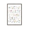 Picture of Botanical alphabet _GroupedProduct_Rectangle_Portrait_Mini_ _GroupedProduct_Rectangle_Portrait_Framed_Matted_