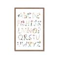 Picture of Botanical alphabet _GroupedProduct_Rectangle_Portrait_Mini_ _GroupedProduct_Rectangle_Portrait_Framed_Matted_