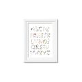 Picture of Botanical alphabet _GroupedProduct_Rectangle_Portrait_Mini_ _GroupedProduct_Rectangle_Portrait_Framed_Matted_