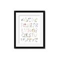 Picture of Botanical alphabet _GroupedProduct_Rectangle_Portrait_Mini_ _GroupedProduct_Rectangle_Portrait_Framed_Matted_