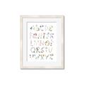 Picture of Botanical alphabet _GroupedProduct_Rectangle_Portrait_Mini_ _GroupedProduct_Rectangle_Portrait_Framed_Matted_