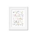 Picture of Botanical alphabet _GroupedProduct_Rectangle_Portrait_Mini_ _GroupedProduct_Rectangle_Portrait_Framed_Matted_