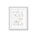Picture of Botanical alphabet _GroupedProduct_Rectangle_Portrait_Mini_ _GroupedProduct_Rectangle_Portrait_Framed_Matted_