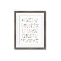 Picture of Botanical alphabet _GroupedProduct_Rectangle_Portrait_Mini_ _GroupedProduct_Rectangle_Portrait_Framed_Matted_