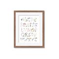 Picture of Botanical alphabet _GroupedProduct_Rectangle_Portrait_Mini_ _GroupedProduct_Rectangle_Portrait_Framed_Matted_