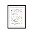 Picture of Botanical alphabet _GroupedProduct_Rectangle_Portrait_Mini_ _GroupedProduct_Rectangle_Portrait_Framed_Matted_