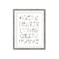 Picture of Botanical alphabet _GroupedProduct_Rectangle_Portrait_Mini_ _GroupedProduct_Rectangle_Portrait_Framed_Matted_