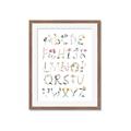 Picture of Botanical alphabet _GroupedProduct_Rectangle_Portrait_Mini_ _GroupedProduct_Rectangle_Portrait_Framed_Matted_