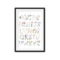 Picture of Botanical alphabet _GroupedProduct_Rectangle_Portrait_Mini_ _GroupedProduct_Rectangle_Portrait_Framed_Matted_