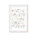 Picture of Botanical alphabet _GroupedProduct_Rectangle_Portrait_Mini_ _GroupedProduct_Rectangle_Portrait_Framed_Matted_