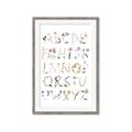 Picture of Botanical alphabet _GroupedProduct_Rectangle_Portrait_Mini_ _GroupedProduct_Rectangle_Portrait_Framed_Matted_