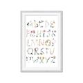 Picture of Botanical alphabet _GroupedProduct_Rectangle_Portrait_Mini_ _GroupedProduct_Rectangle_Portrait_Framed_Matted_
