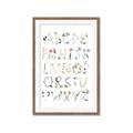 Picture of Botanical alphabet _GroupedProduct_Rectangle_Portrait_Mini_ _GroupedProduct_Rectangle_Portrait_Framed_Matted_