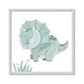 Picture of Cute Dinosaur II _GroupedProduct_Square_Mini_ _GroupedProduct_Square_Framed_Matted_