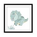 Picture of Cute Dinosaur II _GroupedProduct_Square_Mini_ _GroupedProduct_Square_Framed_Matted_