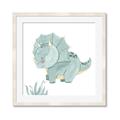 Picture of Cute Dinosaur II _GroupedProduct_Square_Mini_ _GroupedProduct_Square_Framed_Matted_