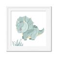 Picture of Cute Dinosaur II _GroupedProduct_Square_Mini_ _GroupedProduct_Square_Framed_Matted_