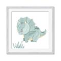 Picture of Cute Dinosaur II _GroupedProduct_Square_Mini_ _GroupedProduct_Square_Framed_Matted_