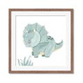 Picture of Cute Dinosaur II _GroupedProduct_Square_Mini_ _GroupedProduct_Square_Framed_Matted_