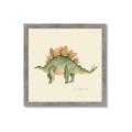 Picture of Stegosaurus _GroupedProduct_Square_Mini_ _GroupedProduct_Square_Framed_Matted_