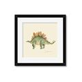 Picture of Stegosaurus _GroupedProduct_Square_Mini_ _GroupedProduct_Square_Framed_Matted_